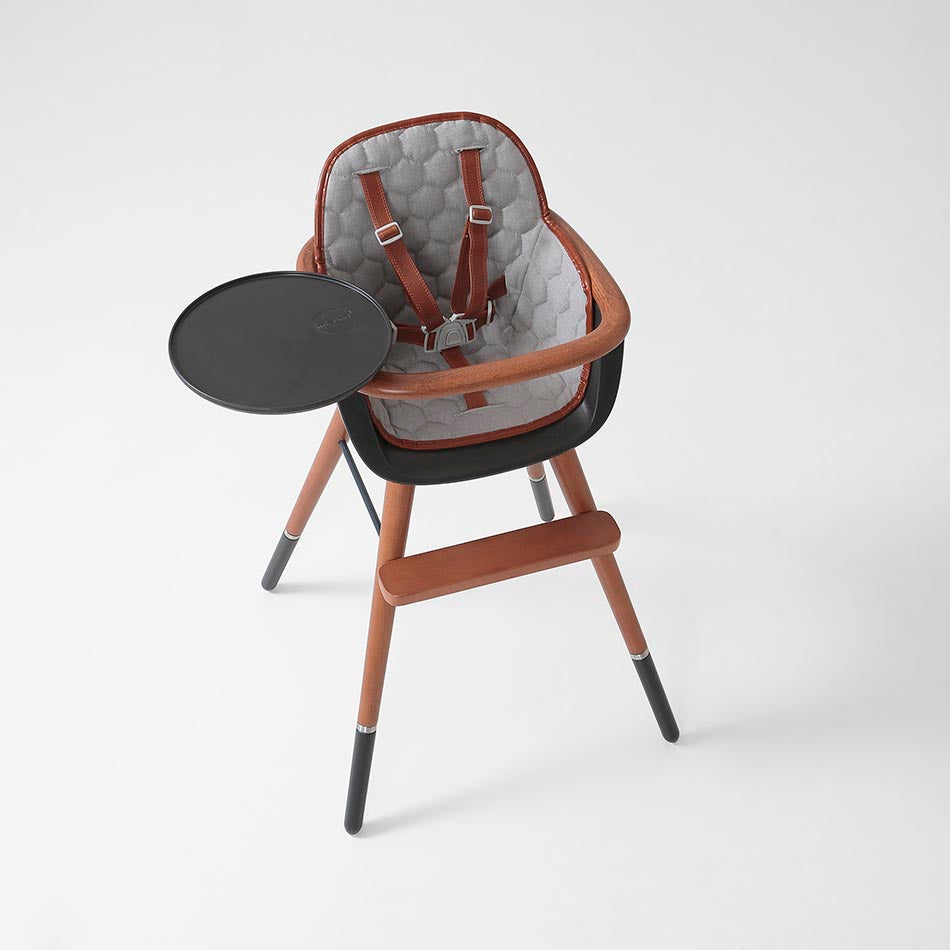 MICUNA - HIGH CHAIR OVO ORIGINAL CITY LUXE BROWN LEATHERETTE HARNESS